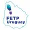 Logo del FETP: silueta del mapa de Uruguay con una huella de zapato dentro